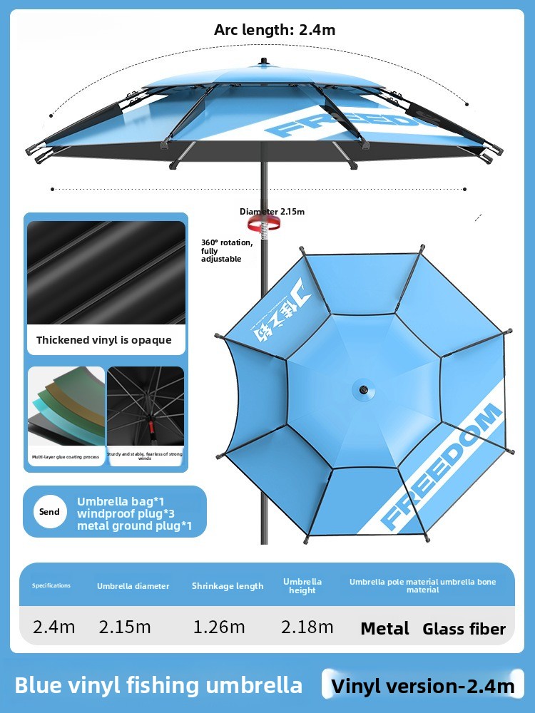 Outdoor Furniture With Umbrella - Parasol sin Base para Patio, Muebles