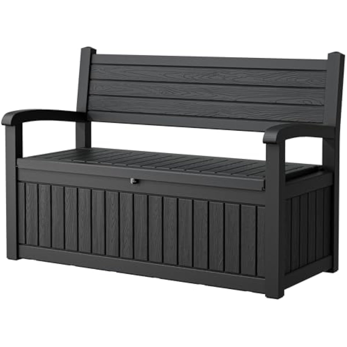 Outdoor Furniture Resin - Banco de almacenamiento para exteriores de