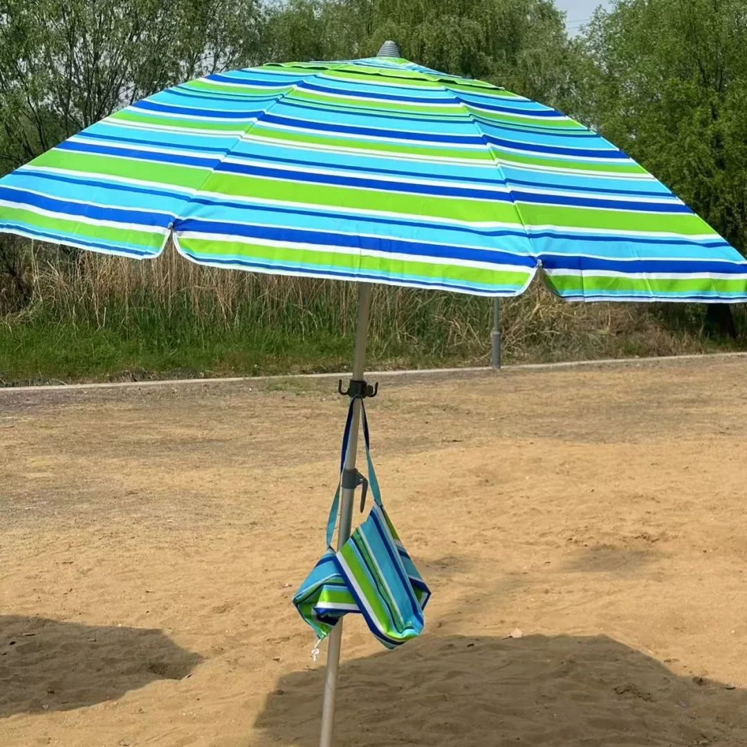 Outdoor Furniture With Umbrella - Sombrilla de playa portátil de 2,2
