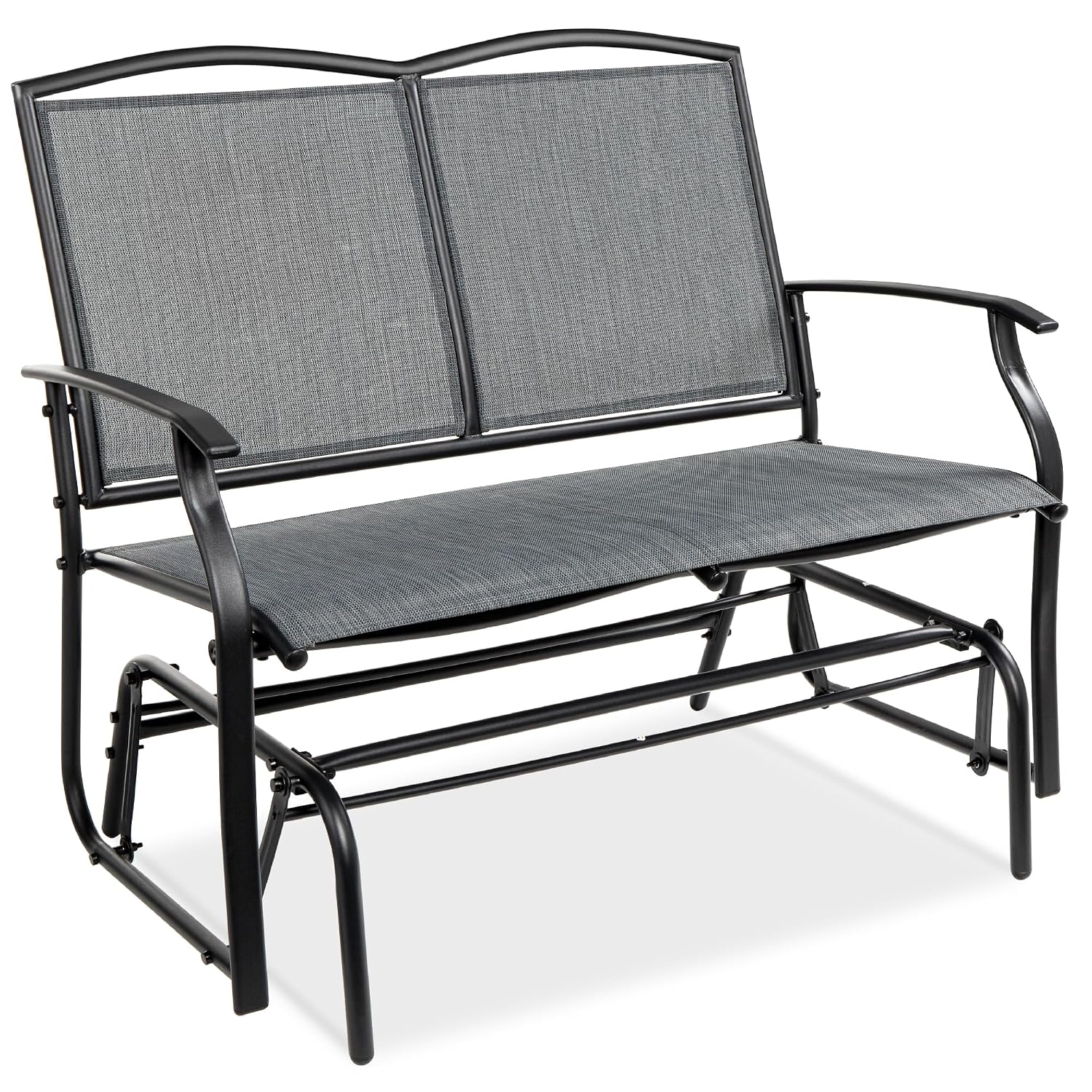 Outdoor Furniture Loveseat - Columpio de patio para 2 personas,