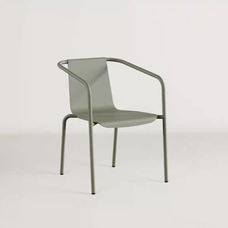 Outdoor Furniture Metal Chairs - Conjunto de Muebles de Patio Escandinavos,