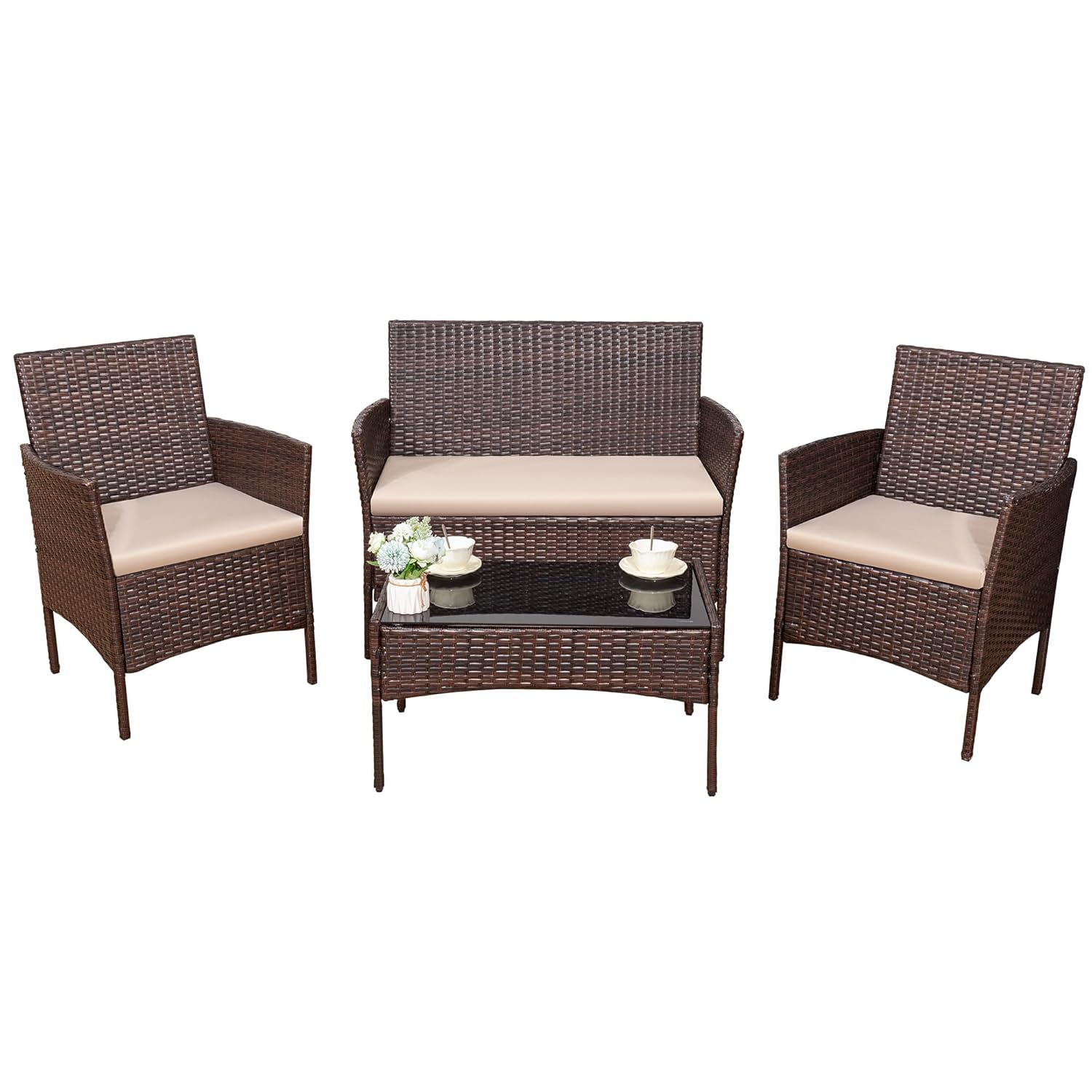Outdoor Furniture Ofo - Juego de Muebles de Jardín de
