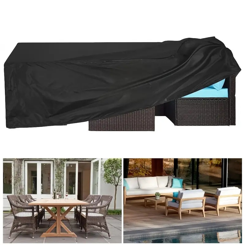 Outdoor Furniture Rattan - Cubierta resistente al viento para muebles