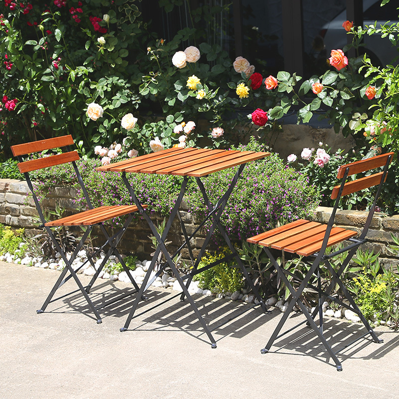 Outdoor Furniture Metal Chairs - Mesas de centro plegables de madera