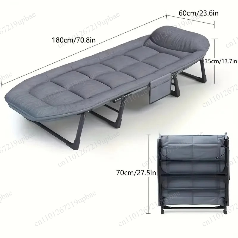 Outdoor Furniture Metal Chairs - Cama Plegable Portátil, Silla de Camping