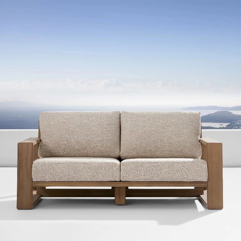 Outdoor Furniture Loveseat - Sofá de Dos Plazas de Teca