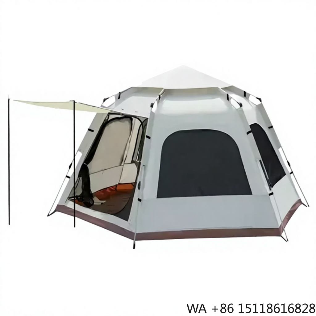 Outdoor Furniture Supplier - Carpa de Camping Hexagonal Plegable Personalizada