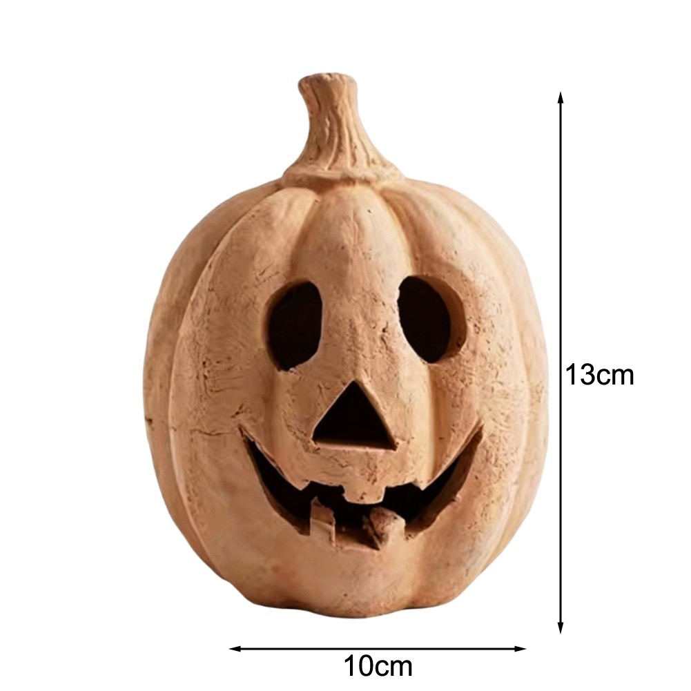 Outdoor Furniture Resin - Decoración Festiva de Halloween: Calabaza Sonriente