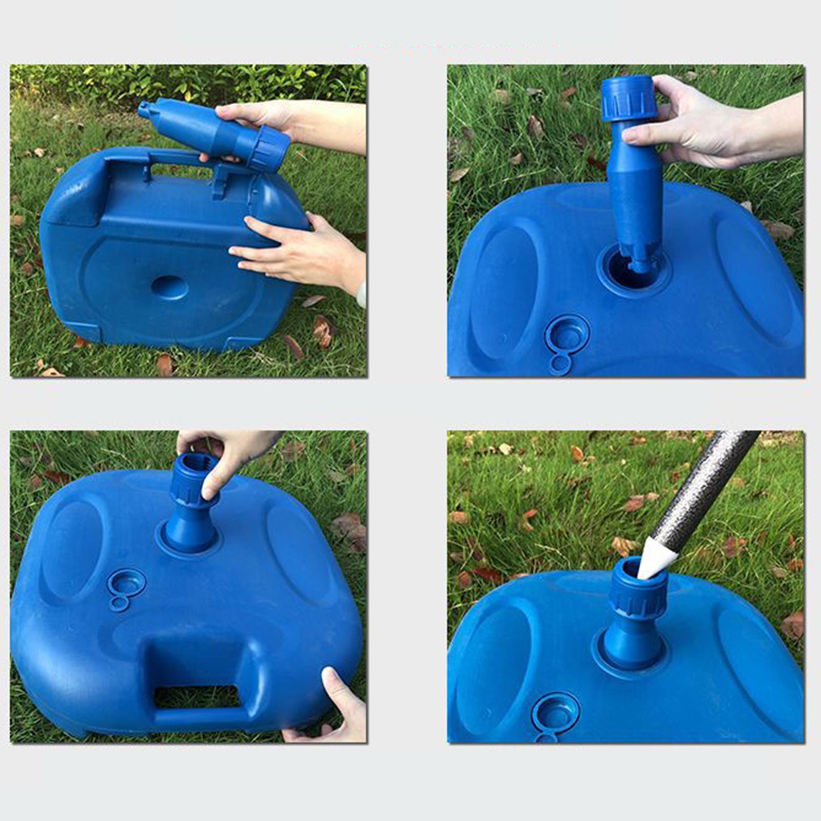 Outdoor Furniture With Umbrella - Base Rellenable para Sombrillas de Patio,