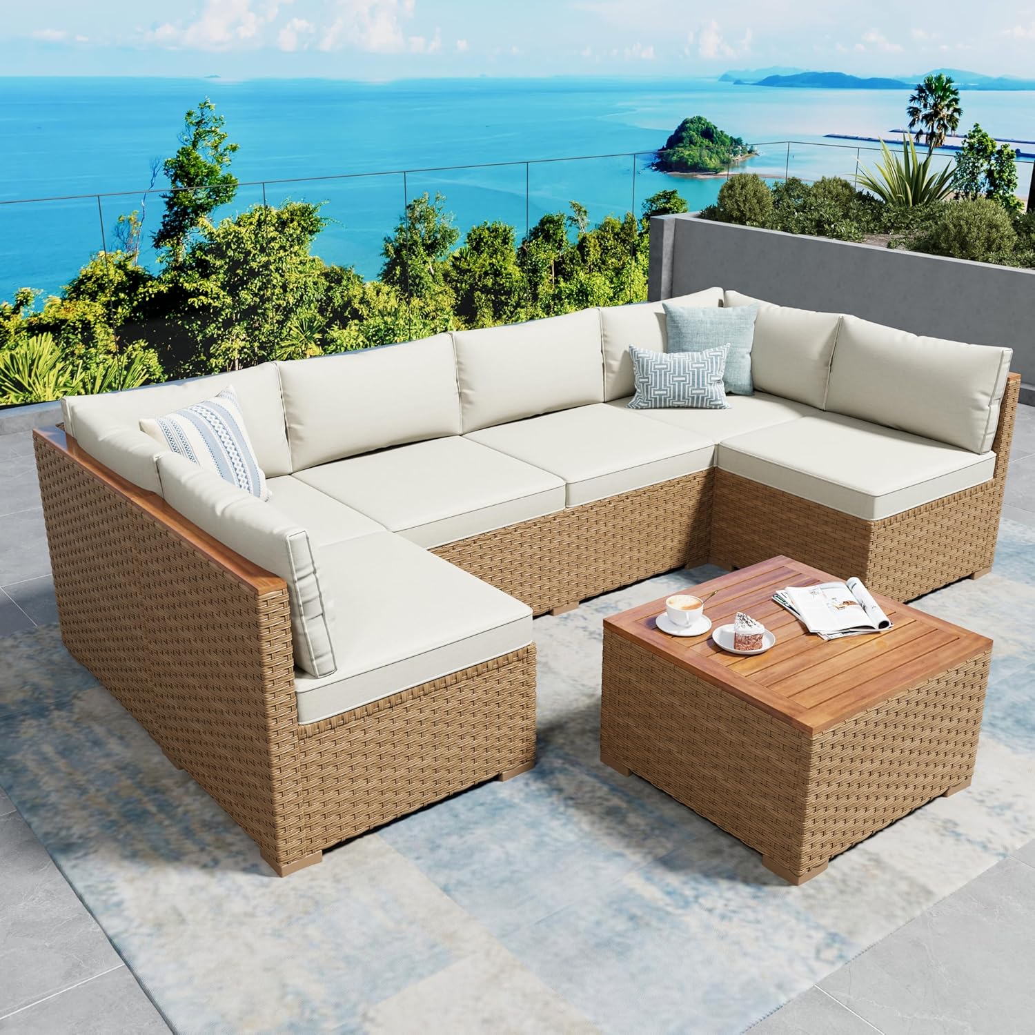 Outdoor Furniture Ofo - Conjunto de Muebles de Jardín de