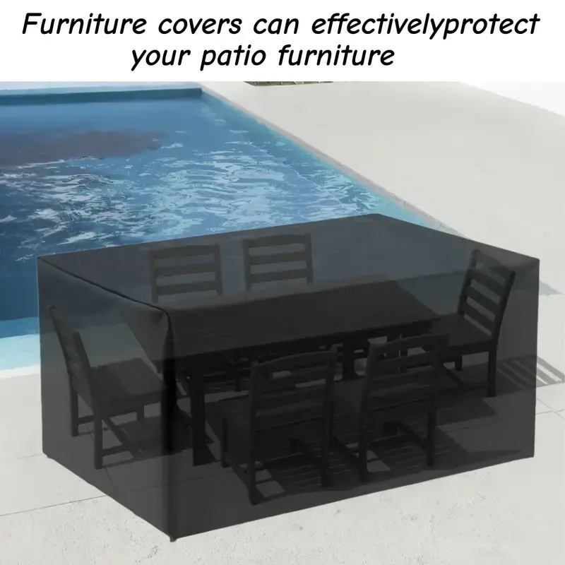 Outdoor Furniture Rattan - Cubierta resistente al viento para muebles