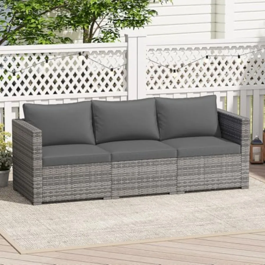 Conjunto de sofá modular de ra - Outdoor Furniture Rattan reseña y precio