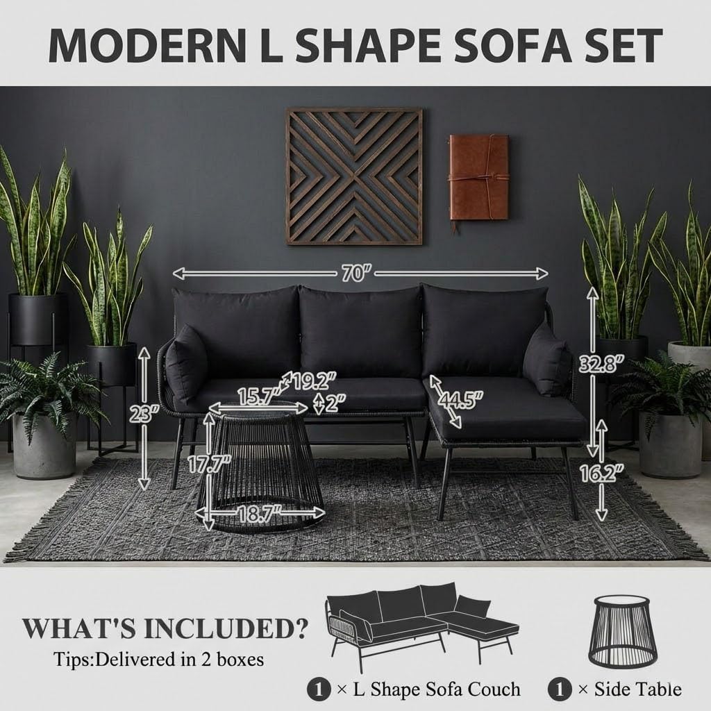 Juego de muebles de ratán para - Outdoor Furniture Rattan reseña y precio