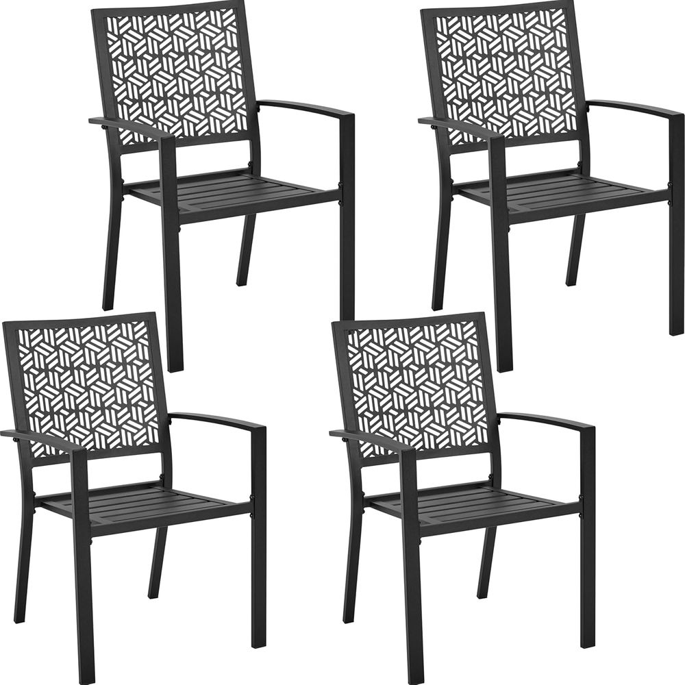 Juego de 4 sillas de comedor p - Outdoor Furniture Ofo reseña y precio