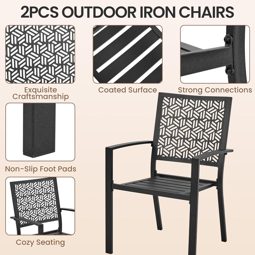 Juego de 4 sillas de comedor p - Outdoor Furniture Ofo reseña y precio