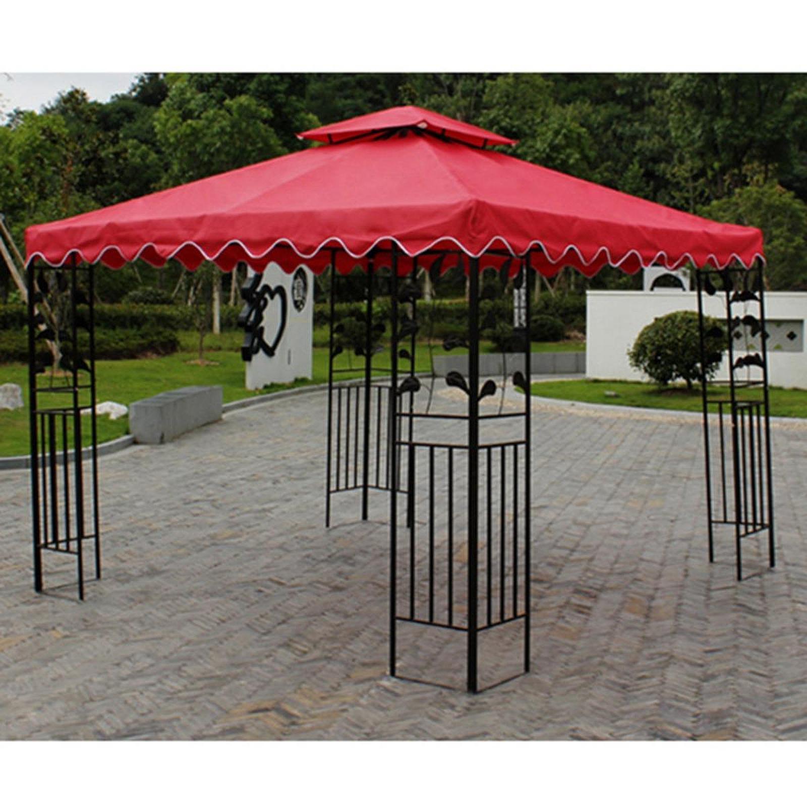 Cubierta superior del dosel co - Outdoor Furniture Gazebo reseña y precio