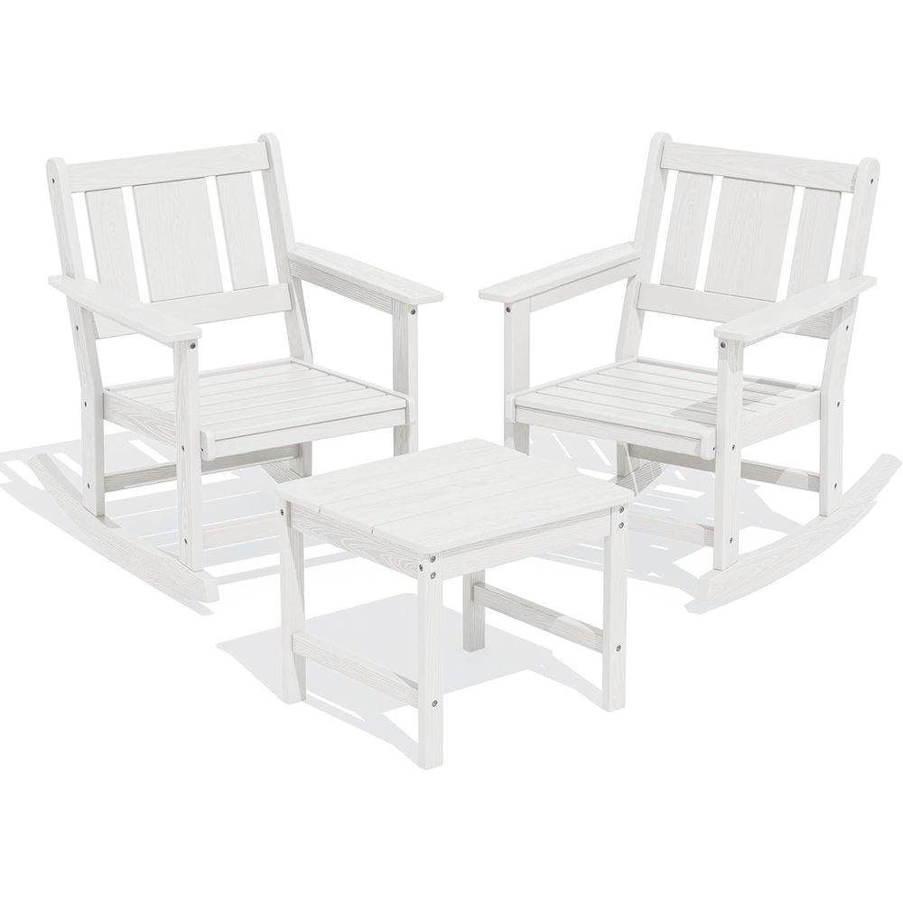 Juego de 2 Sillas Mecedoras de - Outdoor Furniture Ofo reseña y precio