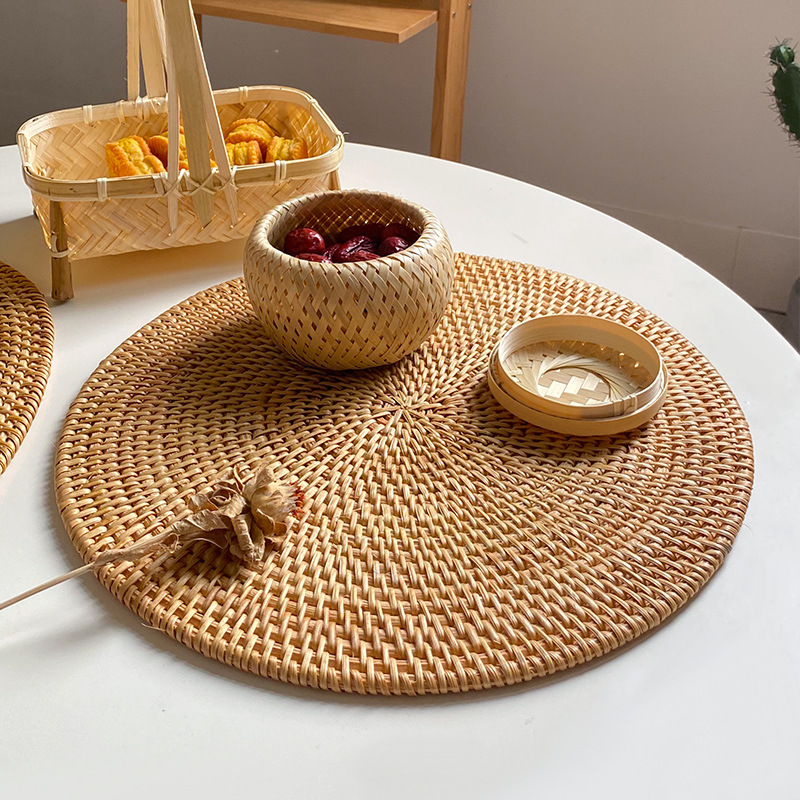 Juego de posavasos de ratán vi - Outdoor Furniture Cafe reseña y precio