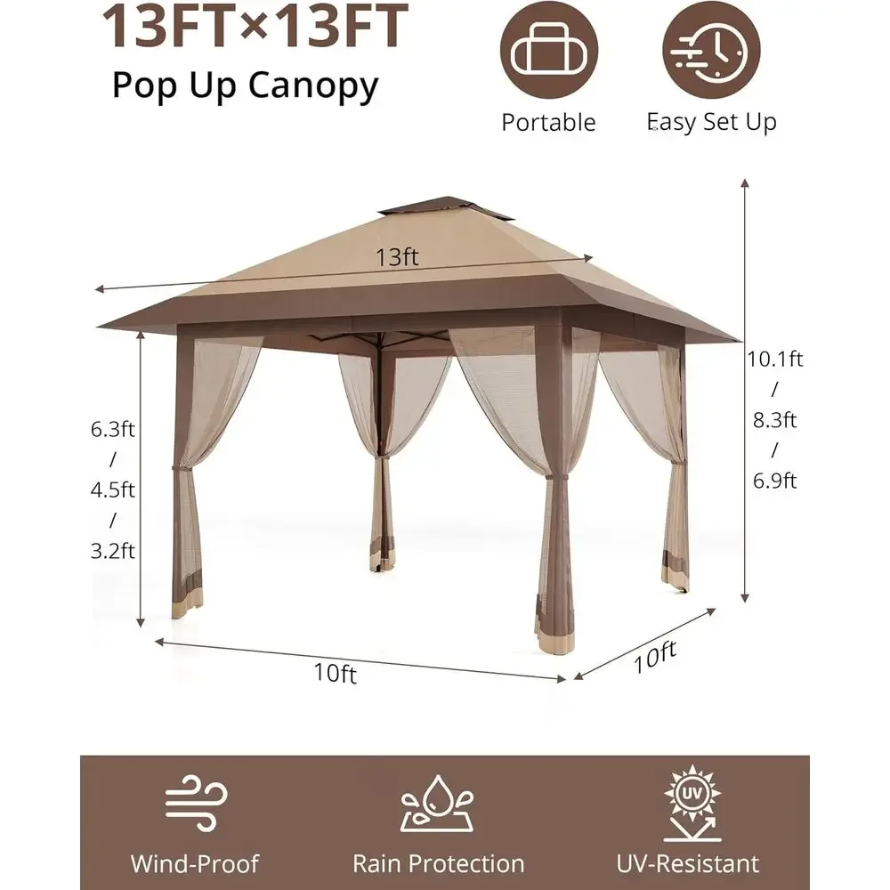 Gazebo para Exteriores de 13x1 - Outdoor Furniture Gazebo reseña y precio