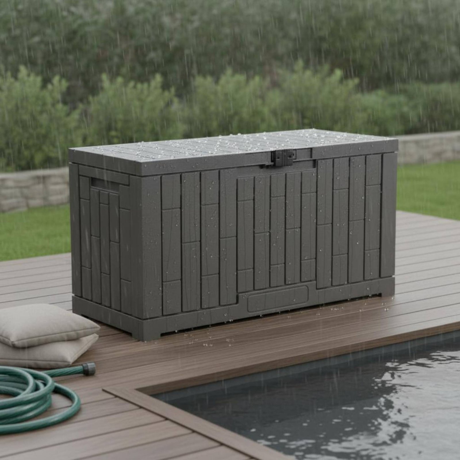 Caja de Almacenamiento Rectang - Garden Storage Box reseña y precio
