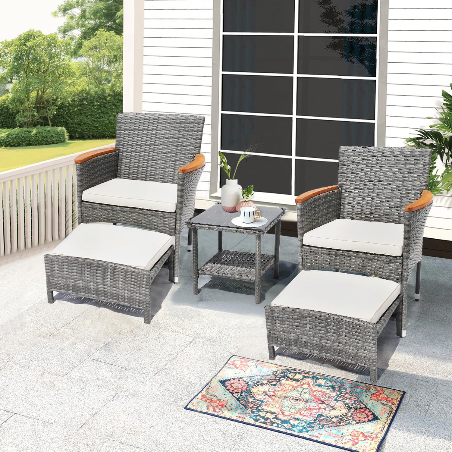 Juego de Muebles de Patio para - Outdoor Furniture Ofo reseña y precio
