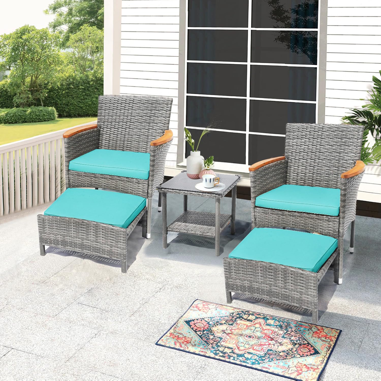 Juego de Muebles de Patio para - Outdoor Furniture Ofo reseña y precio
