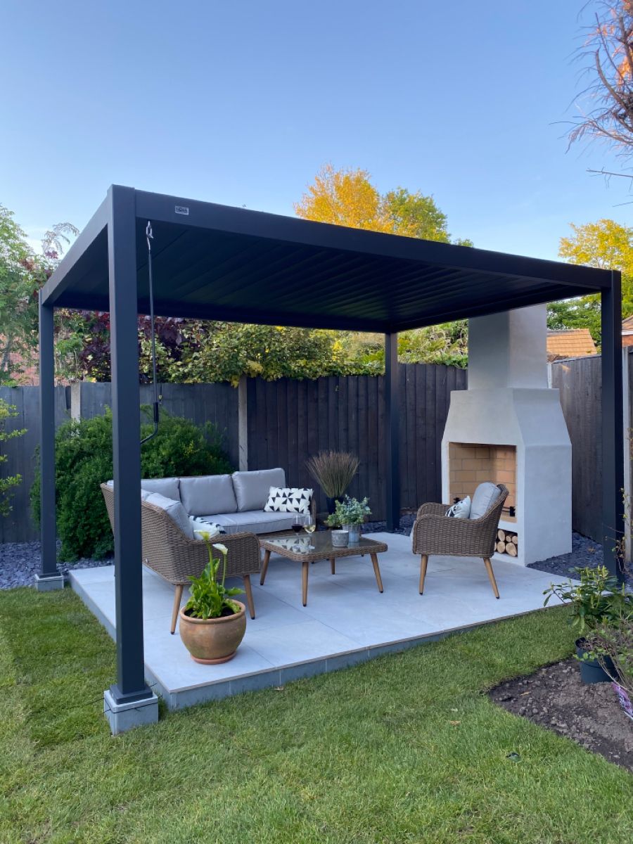 Pabellón de Estilo Minimalista - Outdoor Furniture Gazebo reseña y precio