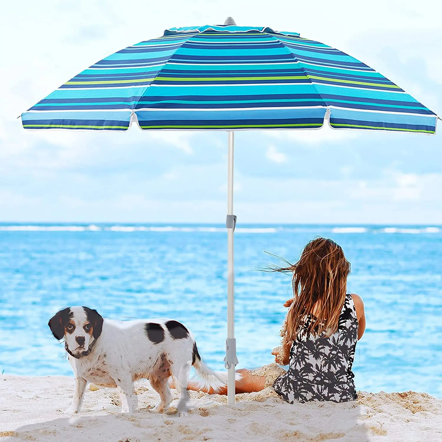 Sombrilla de playa portátil de - Outdoor Furniture With Umbrella reseña y precio
