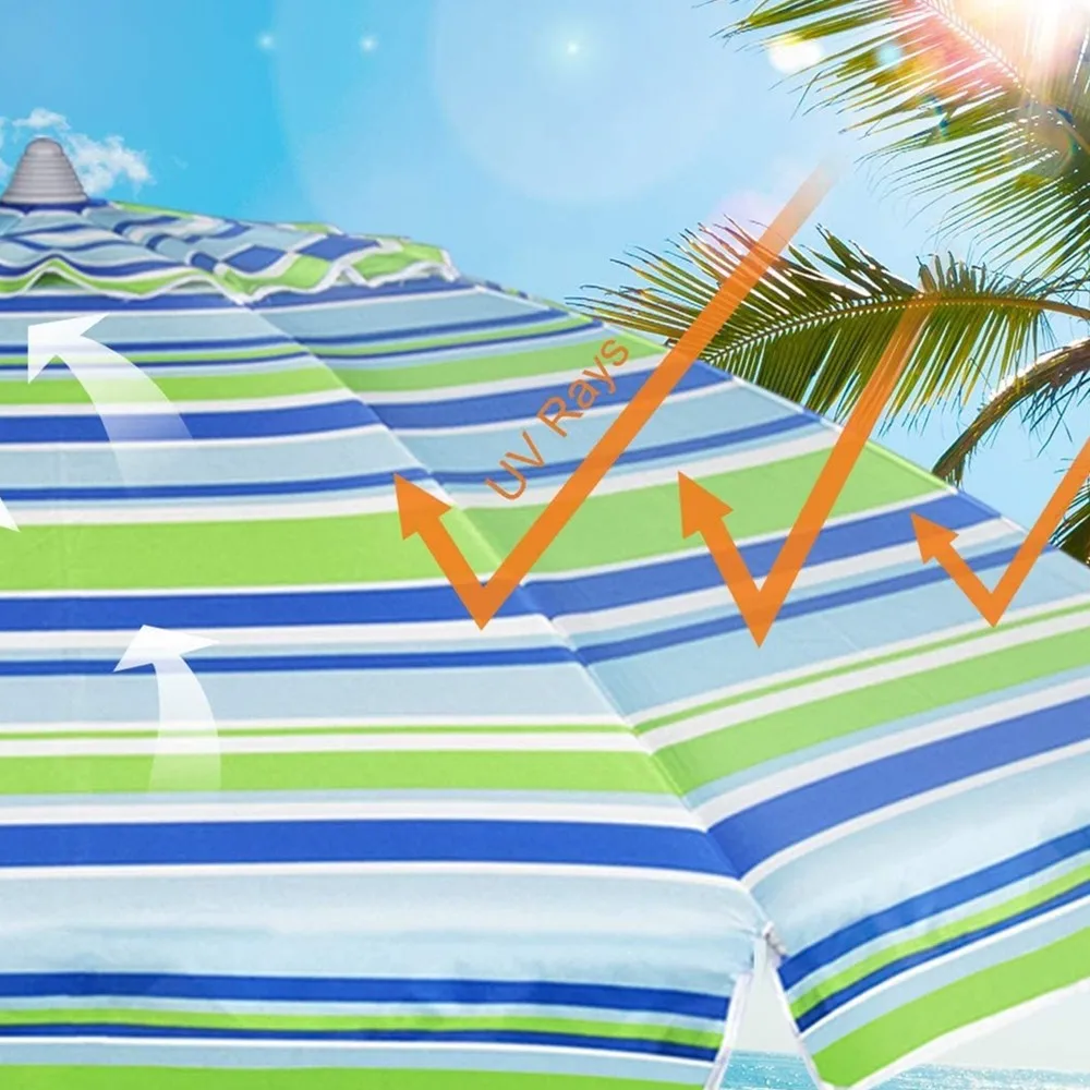 Sombrilla de playa portátil de - Outdoor Furniture With Umbrella reseña y precio
