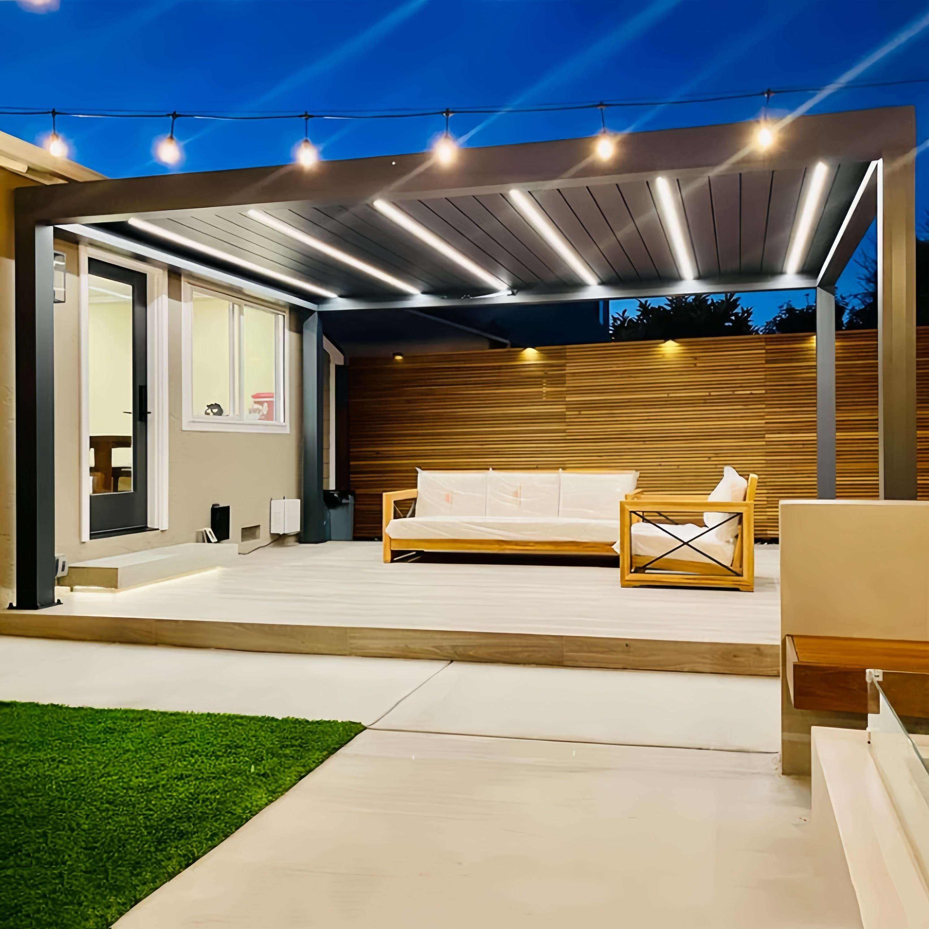 Pabellón de Aluminio Anodizado - Outdoor Furniture Gazebo reseña y precio