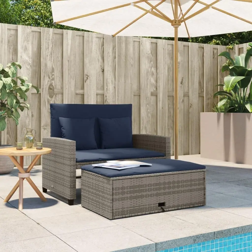 Sofá de Jardín Convertible de  - Outdoor Furniture Rattan reseña y precio