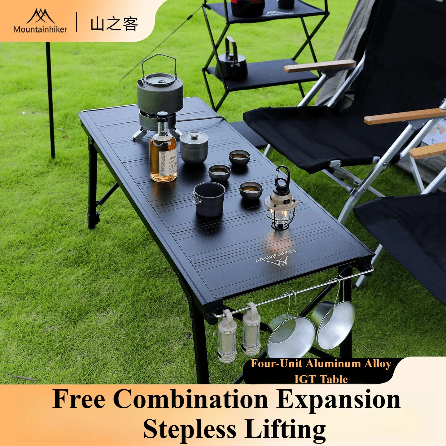 Mountainhiker Camping elevador - Folding Picnic Table reseña y precio