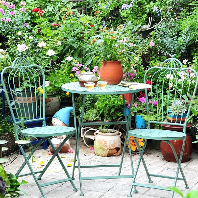Sillas de jardín para patio al - Outdoor Furniture Metal Chairs reseña y precio