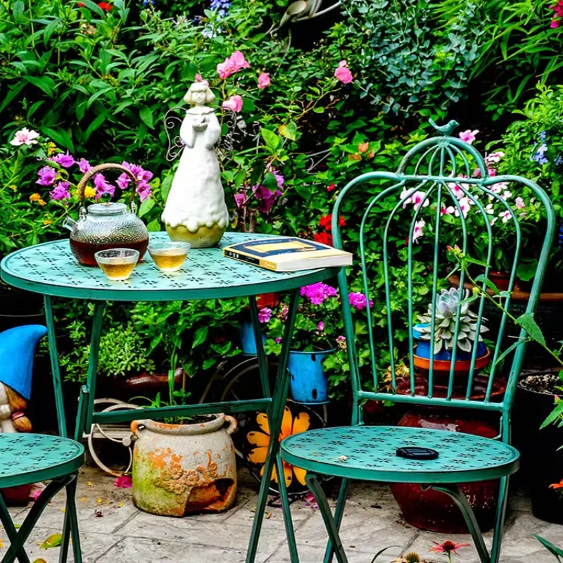 Sillas de jardín para patio al - Outdoor Furniture Metal Chairs reseña y precio