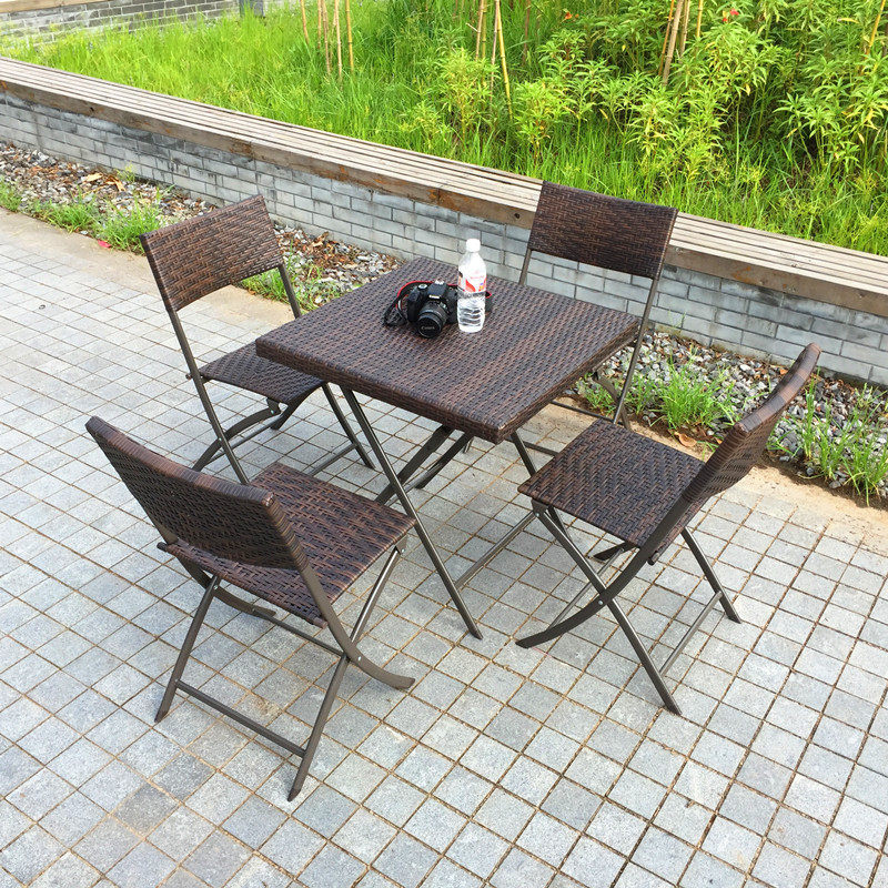 Conjunto de Muebles Plegables  - Outdoor Furniture Rattan reseña y precio
