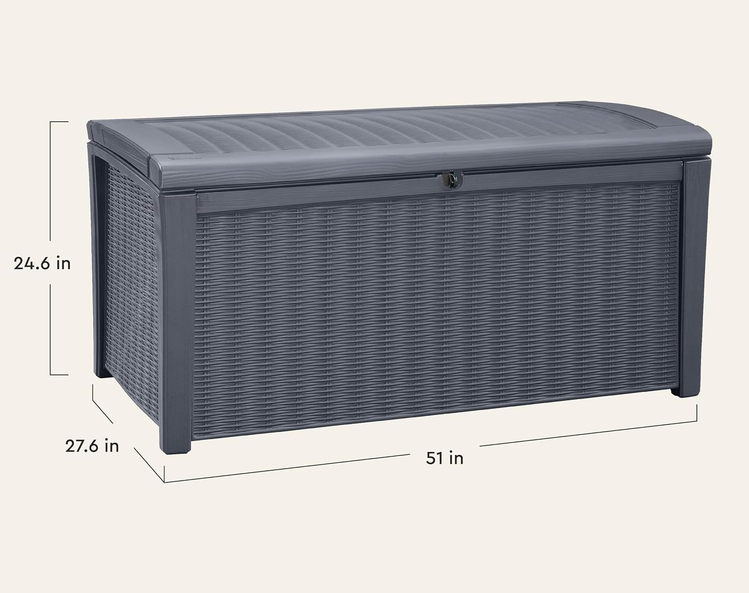 Caja de Almacenamiento Exterio - Outdoor Furniture Bench reseña y precio