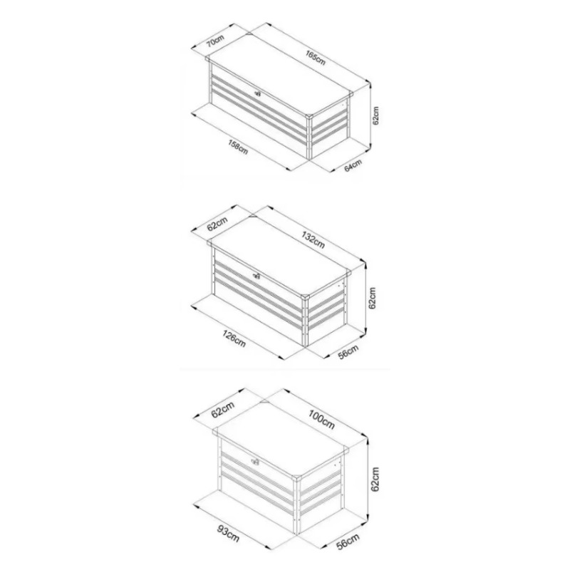 Caja de Almacenamiento para Ex - Garden Storage Box reseña y precio