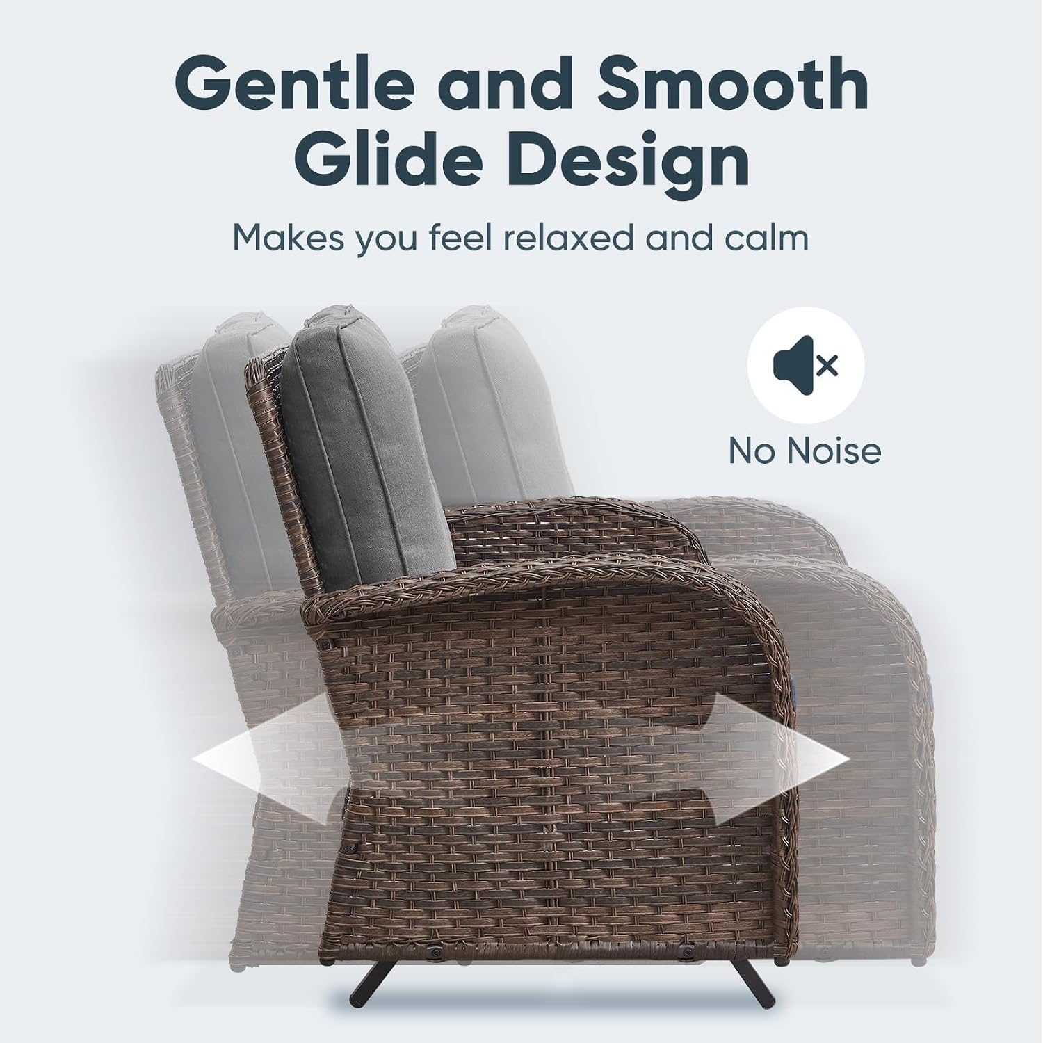 Sillón de exterior de mimbre p - Outdoor Furniture Loveseat reseña y precio