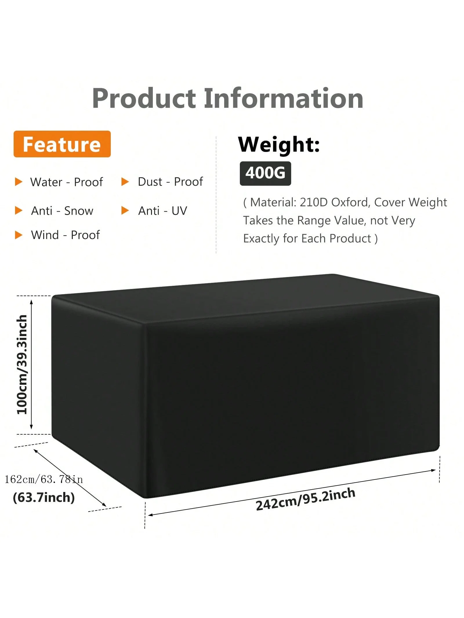 Muebles de Jardín de Patio al  - Outdoor Furniture Cover Waterproof reseña y precio