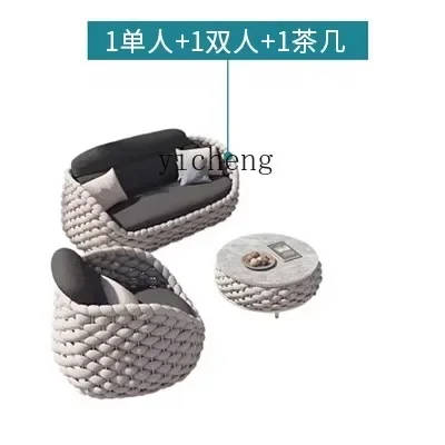Sofá de exterior, patio, villa - Outdoor Furniture Resin reseña y precio