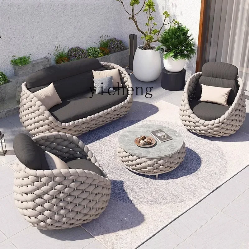Sofá de exterior, patio, villa - Outdoor Furniture Resin reseña y precio