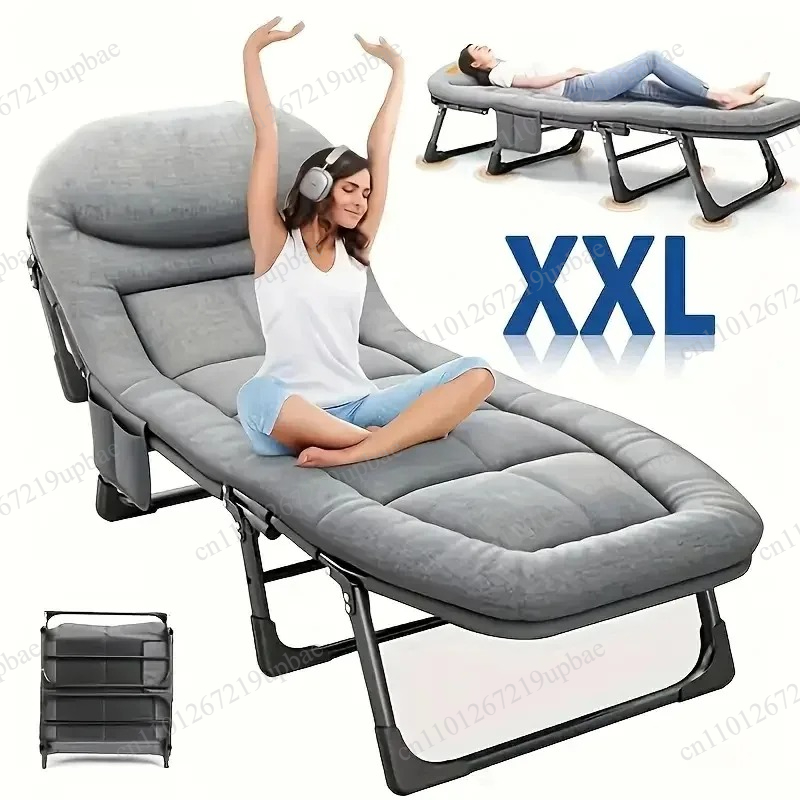 Cama Plegable Portátil, Silla  - Outdoor Furniture Metal Chairs reseña y precio