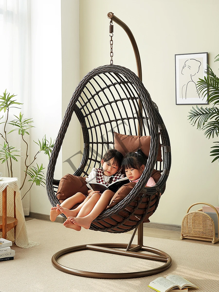 Silla Colgante de Ratán, Colum - Outdoor Furniture Metal Chairs reseña y precio