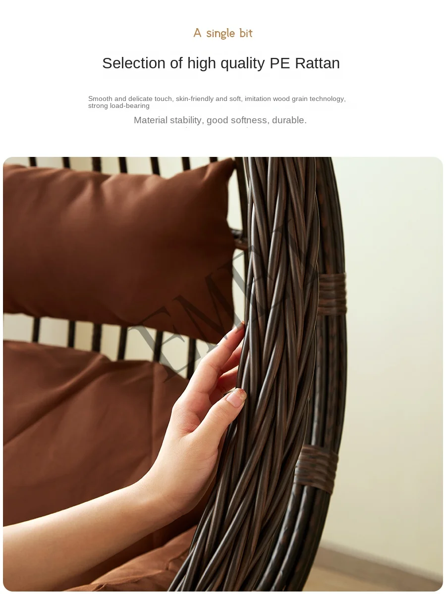 Silla Colgante de Ratán, Colum - Outdoor Furniture Metal Chairs reseña y precio