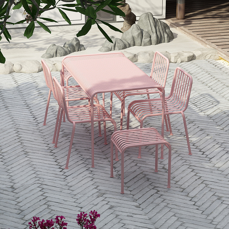 Conjunto de Mesa y Sillas de J - Outdoor Furniture Ofo reseña y precio