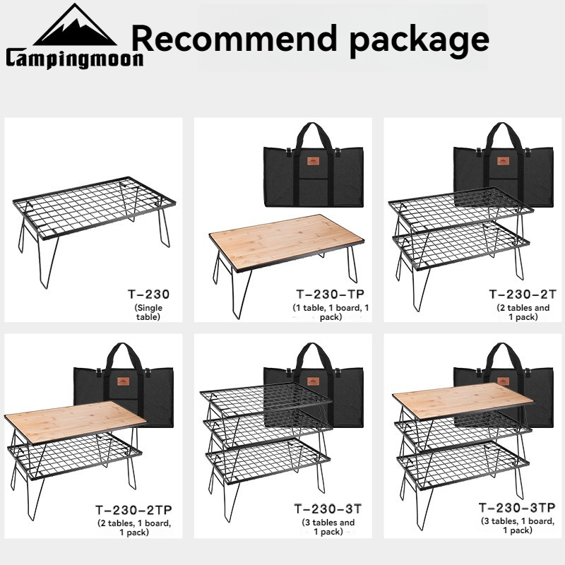CAMPINGMOON T-230 Mesa de Camp - Folding Picnic Table reseña y precio