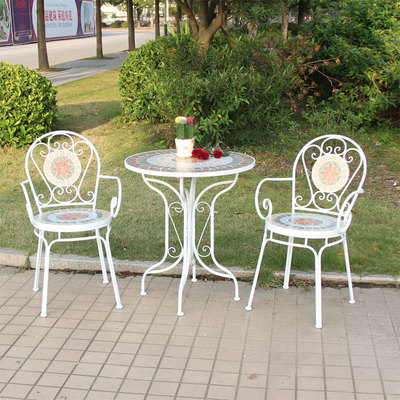 Mesas y sillas de metal para b - Outdoor Furniture Resin reseña y precio