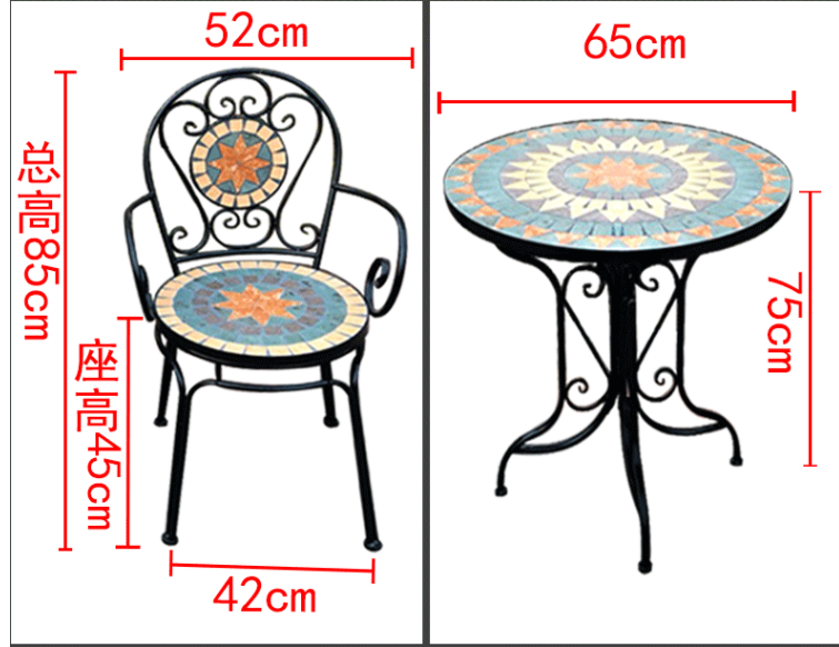 Mesas y sillas de metal para b - Outdoor Furniture Resin reseña y precio