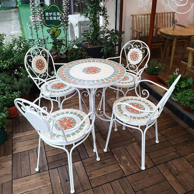 Mesas y sillas de metal para b - Outdoor Furniture Resin reseña y precio