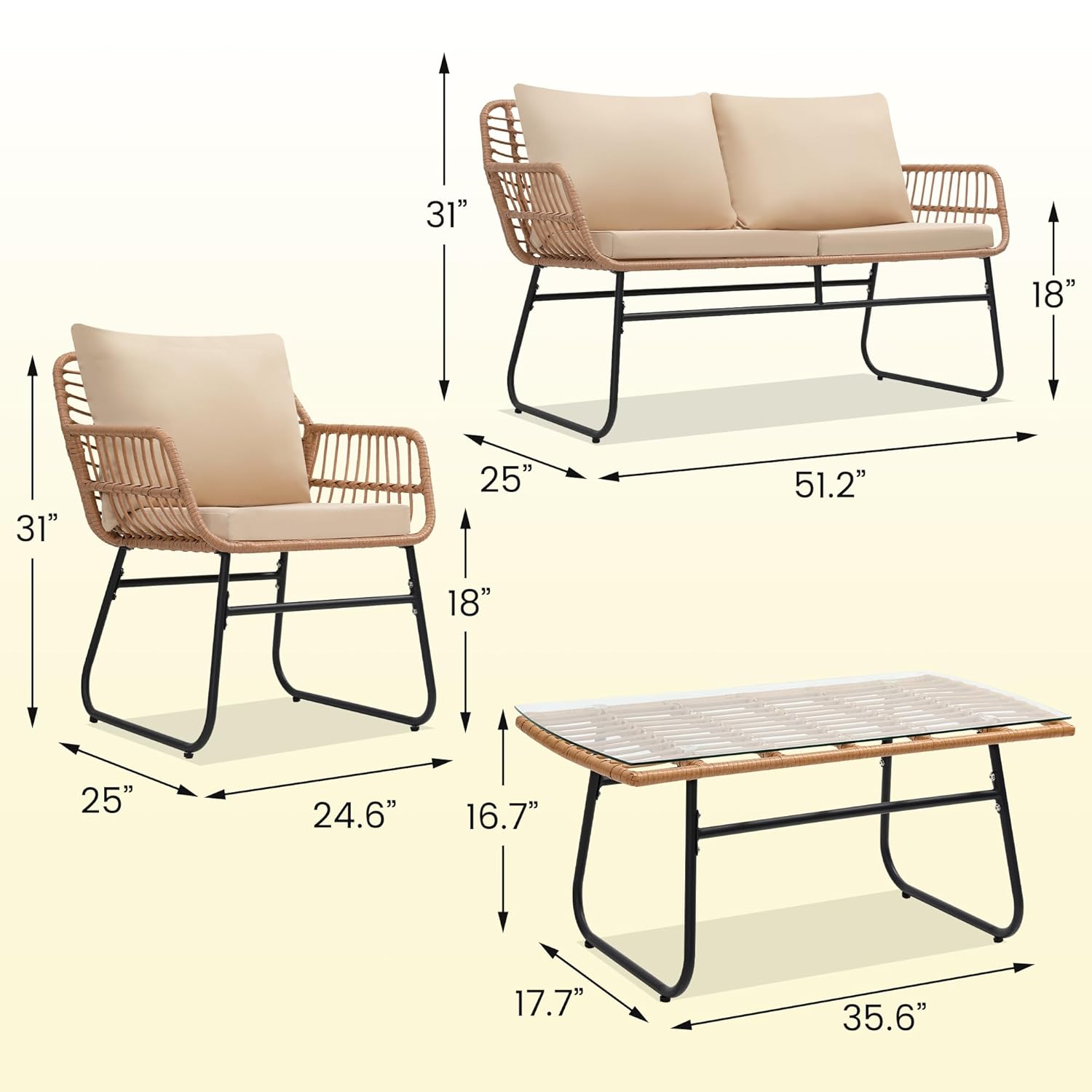 Juego de Muebles de Jardín de  - Outdoor Furniture Ofo reseña y precio